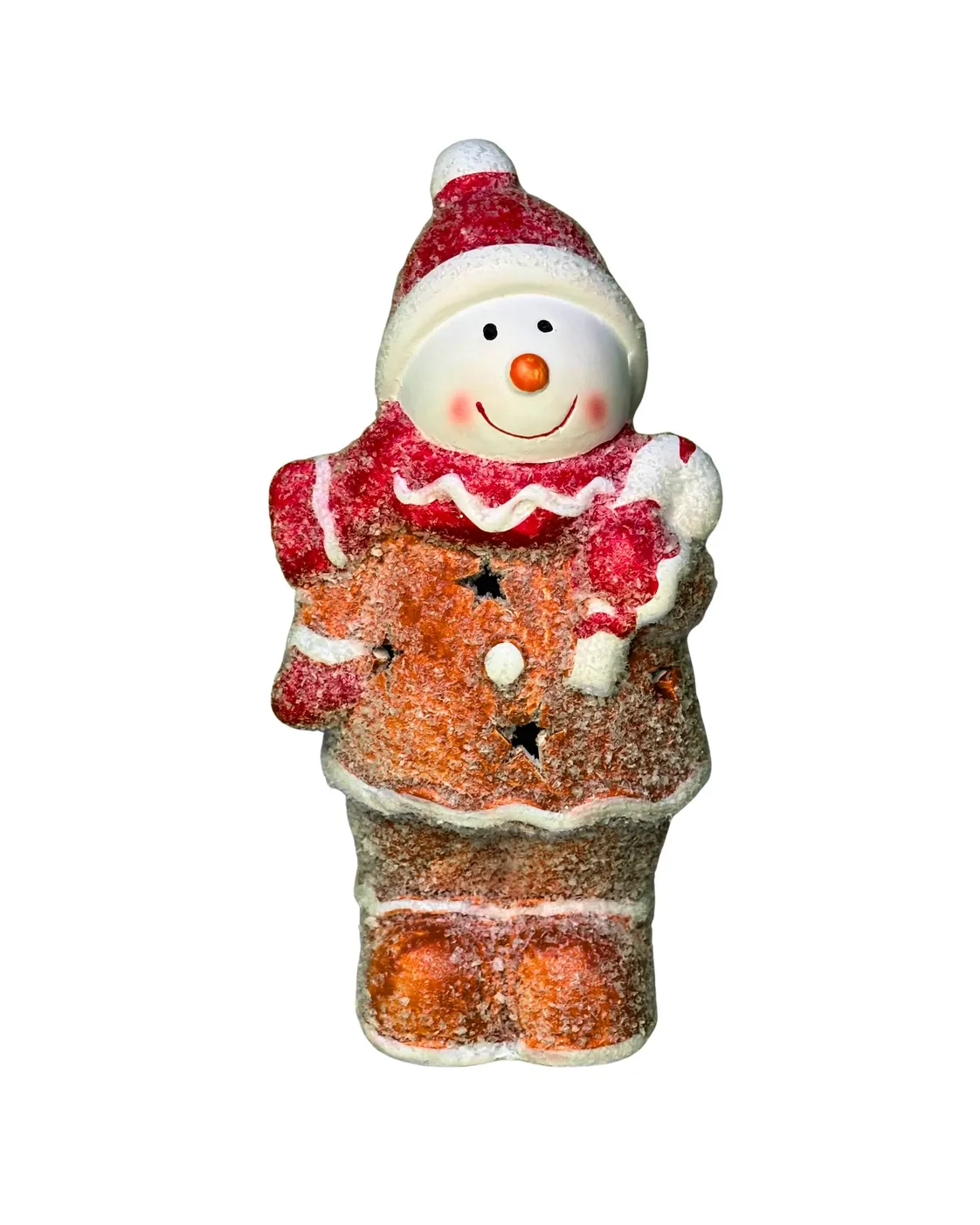 Boneco de Neve Cookie com LED Natalino 16 cm 3