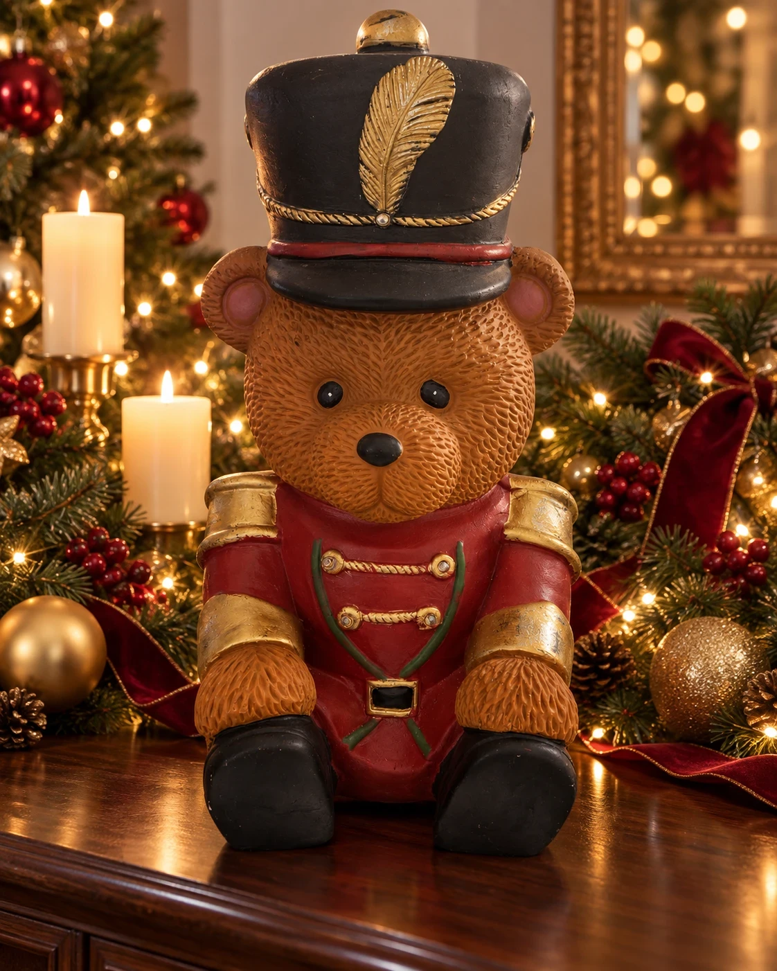 enfeite-decorativo-de-natal-urso-soldado-vermelho-e-preto-39cm