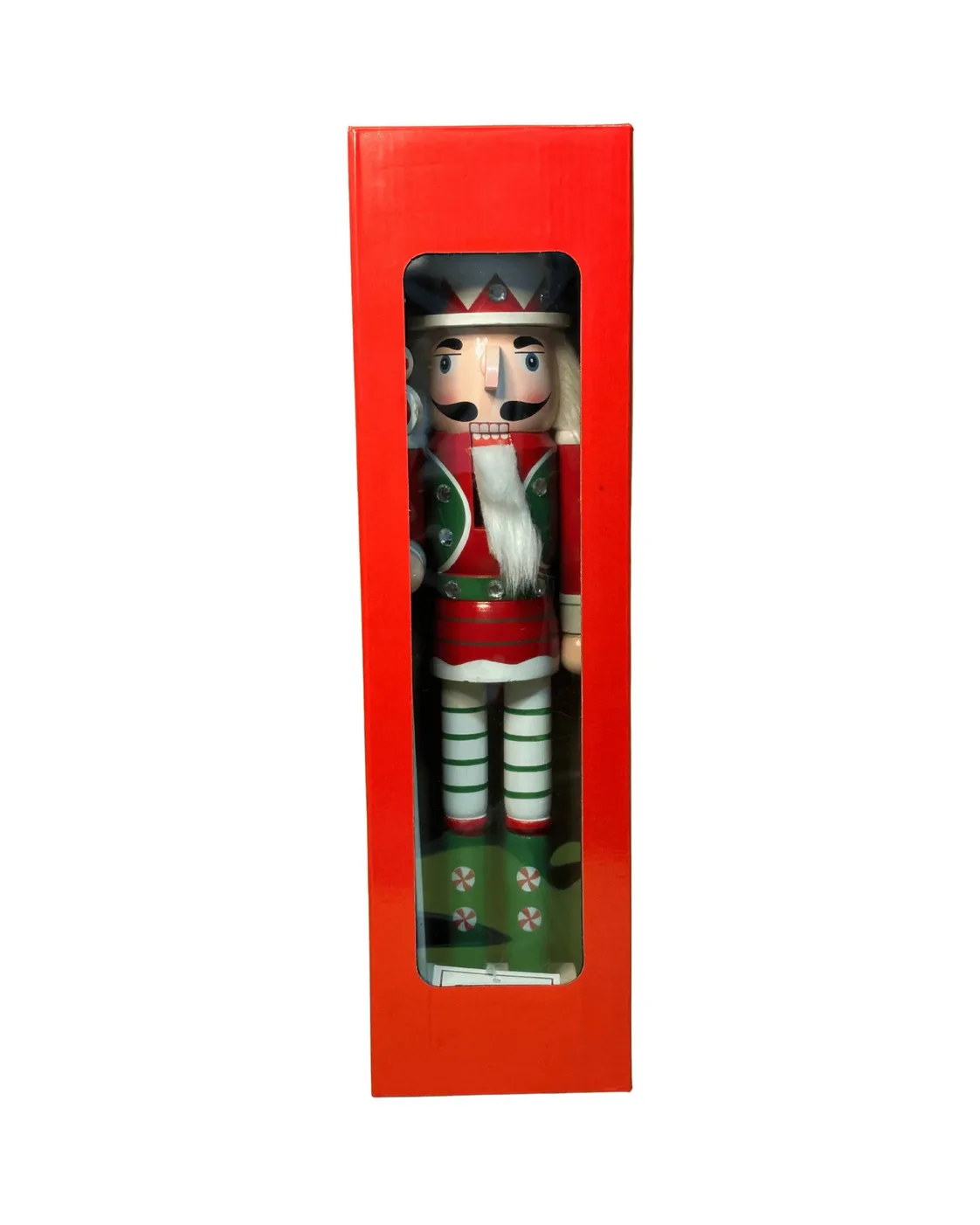 Soldado Quebra-Nozes Natalino com Cetro 38 cm 2