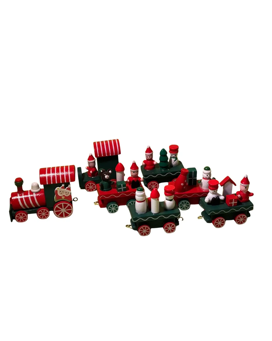 Trem de Natal Encantado com 7 Vagões 43 cm 3