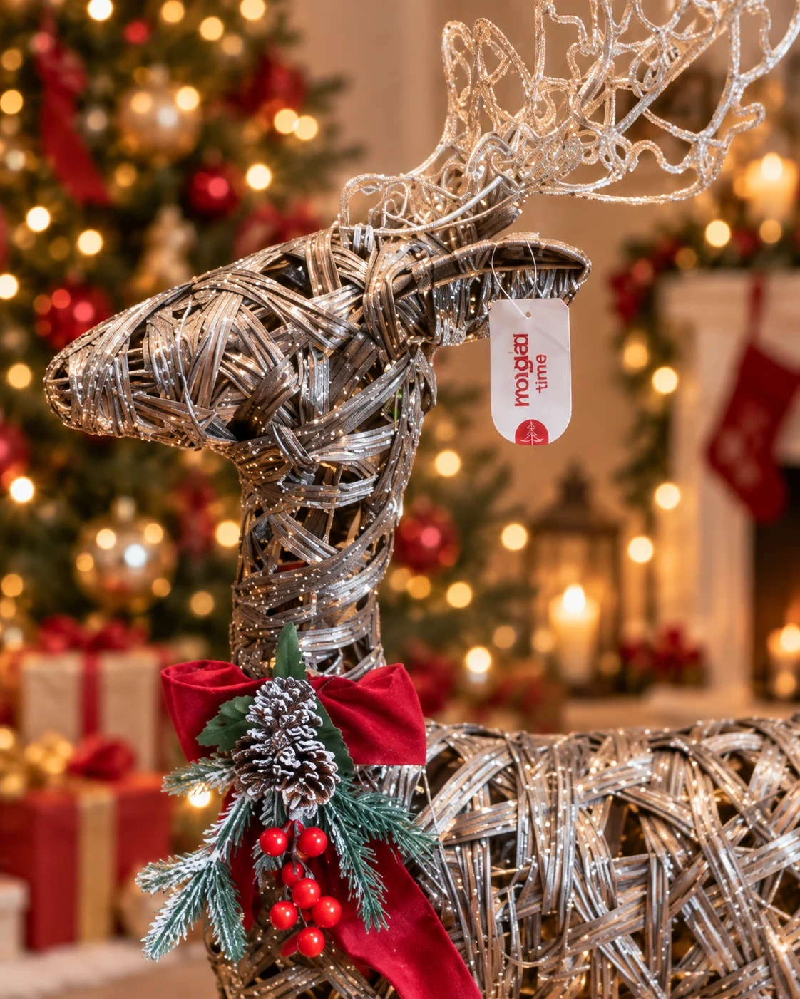 Rena de Natal Decorativa com LED 110cm Imponente 2