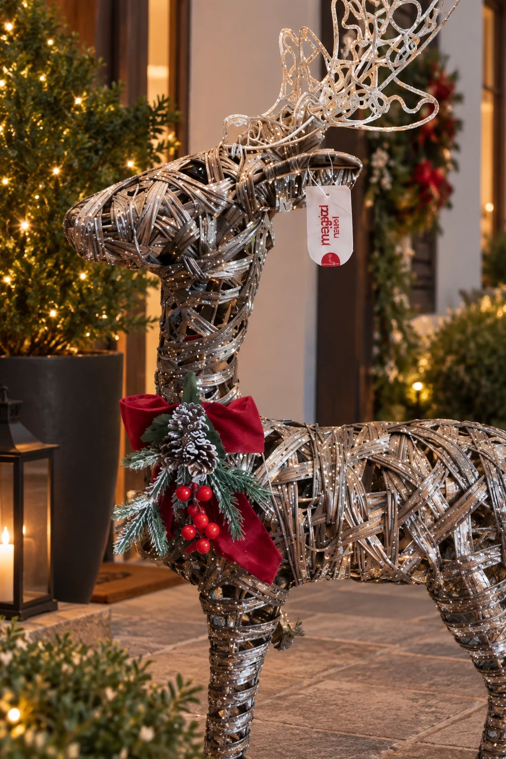 Rena de Natal Decorativa com LED 110cm Imponente 3